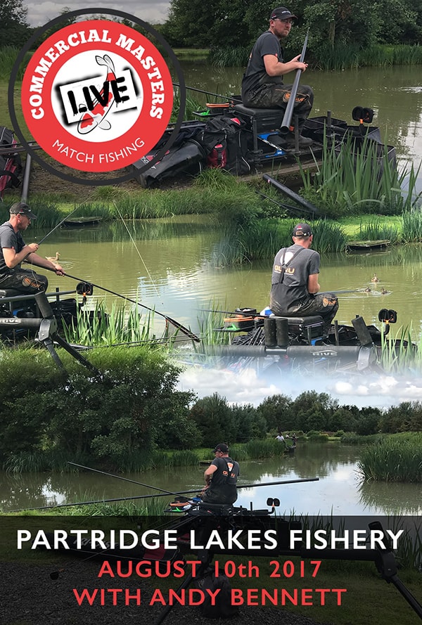 Partridge Lakes - 10th August 2017 with Andy Bennett