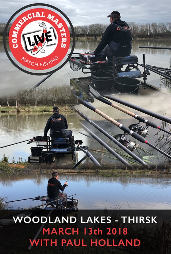 Woodland Lakes - 13th March 2018 with Paul Holland